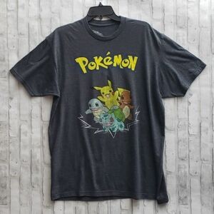 Pokémon Graphic T-Shirt in Charcoal, Size XL